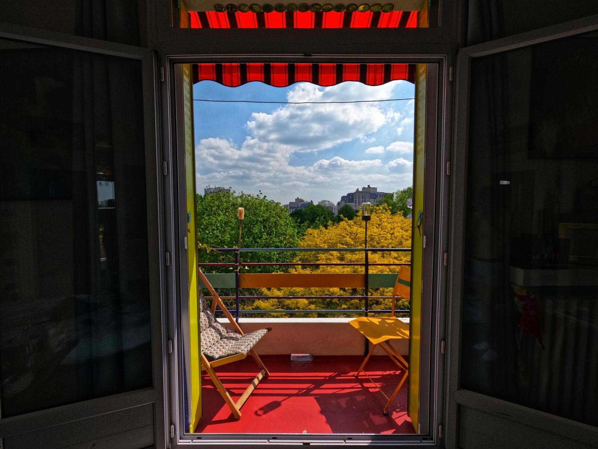 Canopee, Paisible, Chaleureux, Lumineux, Balcon Parigi Esterno foto