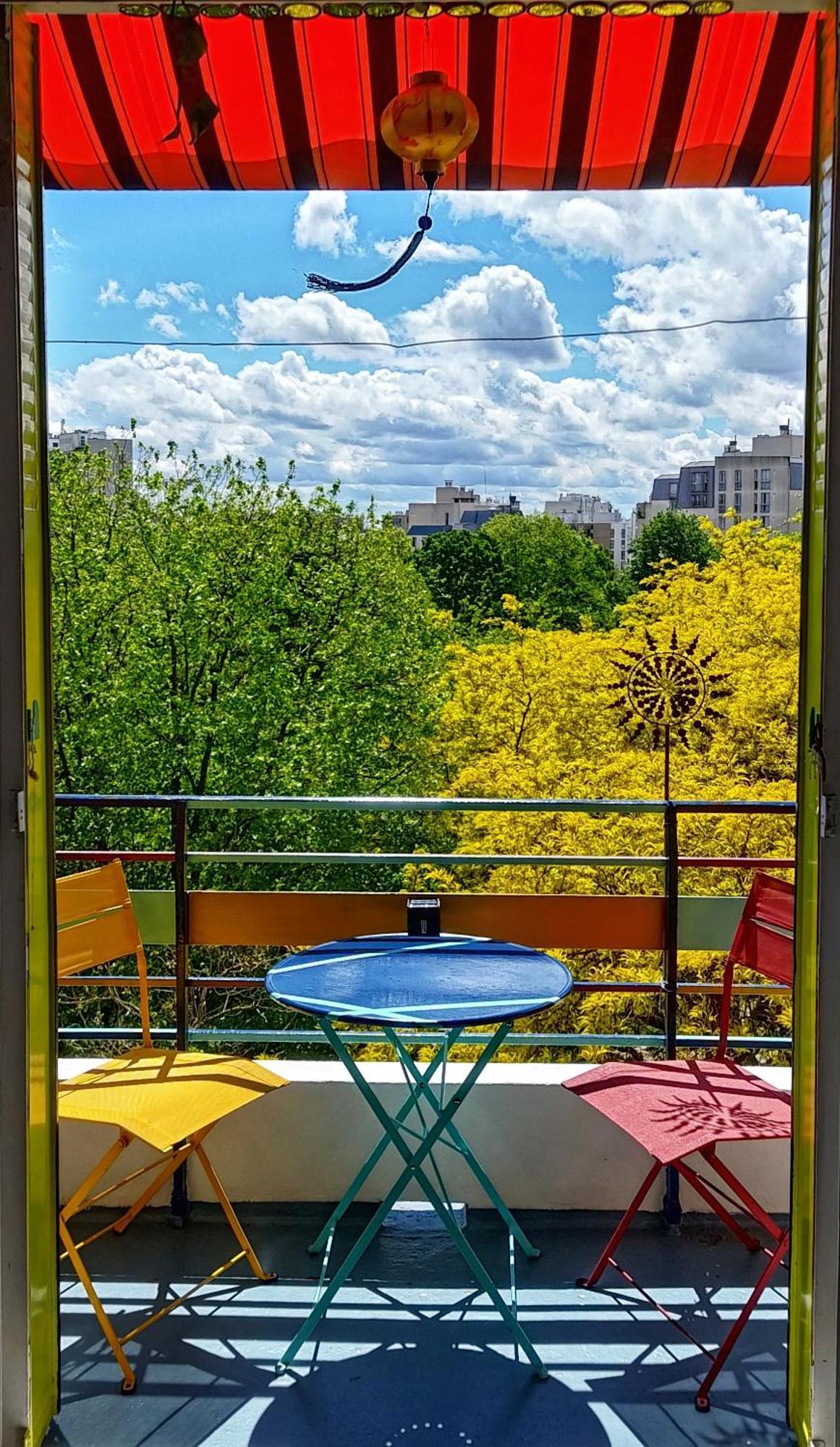 Canopee, Paisible, Chaleureux, Lumineux, Balcon Parigi Esterno foto